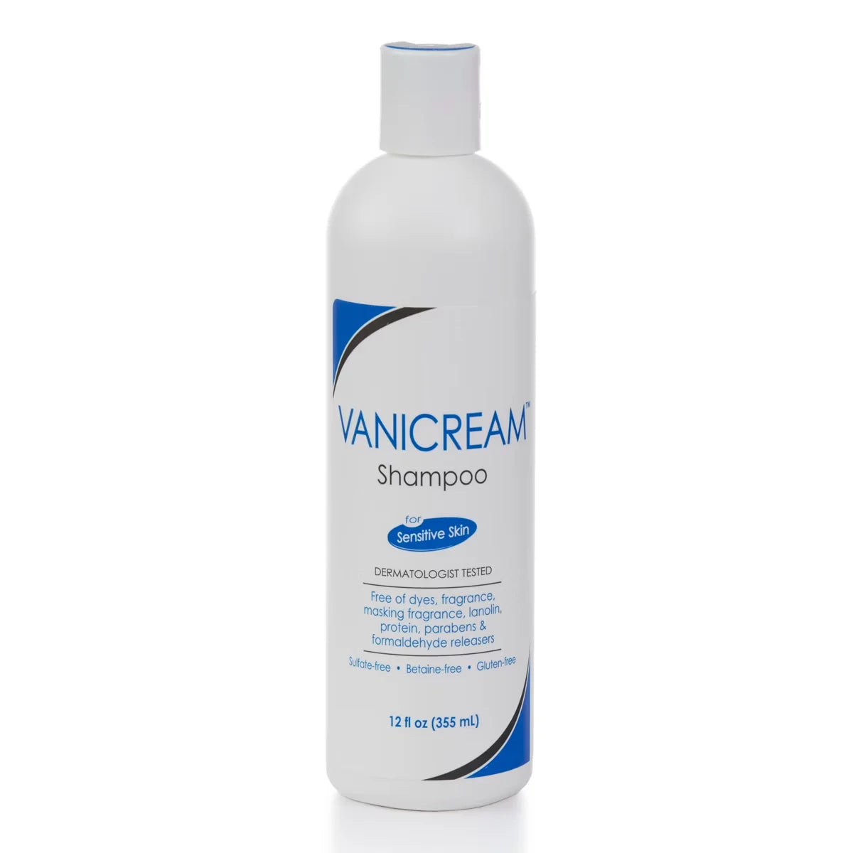 Vanicream Shampoo for Sensitive Skin - Unscented - 12 fl oz: Basic Cleansing, Oil Control, Hypoallergenic, Vegan Main image