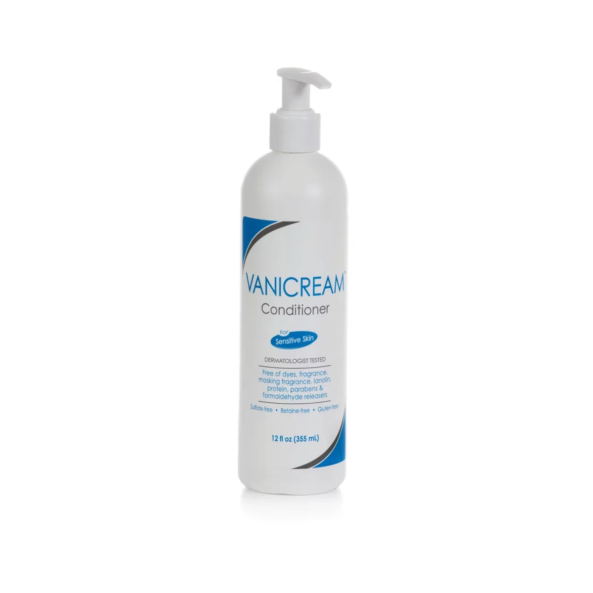 Vanicream Conditioner for Sensitive Skin - Unscented - 12 fl oz: Hypoallergenic, Sulfate-Free, All Hair Types, Daily Use Main image