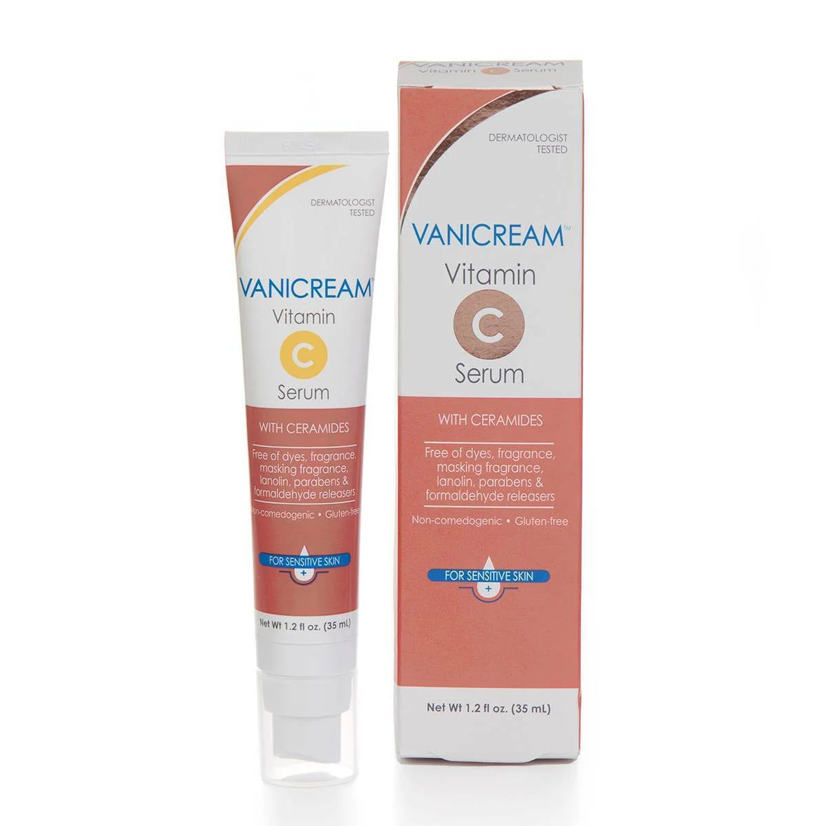 Vanicream Vitamin C Face Serum with Ceramides for Sensitive Skin - Unscented - 1.2 fl oz Main image