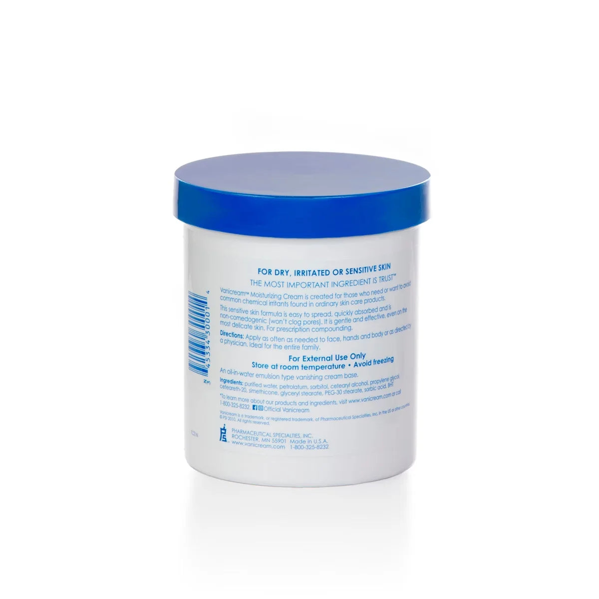 Vanicream Moisturizing Cream for Sensitive Skin - Unscented - 16oz: Hypoallergenic, Paraben-Free, Vegan Secondary image